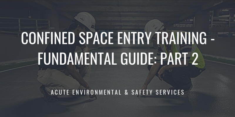 confined space entry training